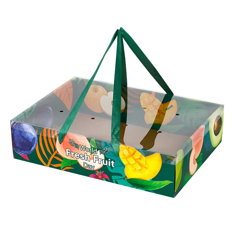 Custom Custom best price printing convenience Corrugated fruit and vegetable carton packing box