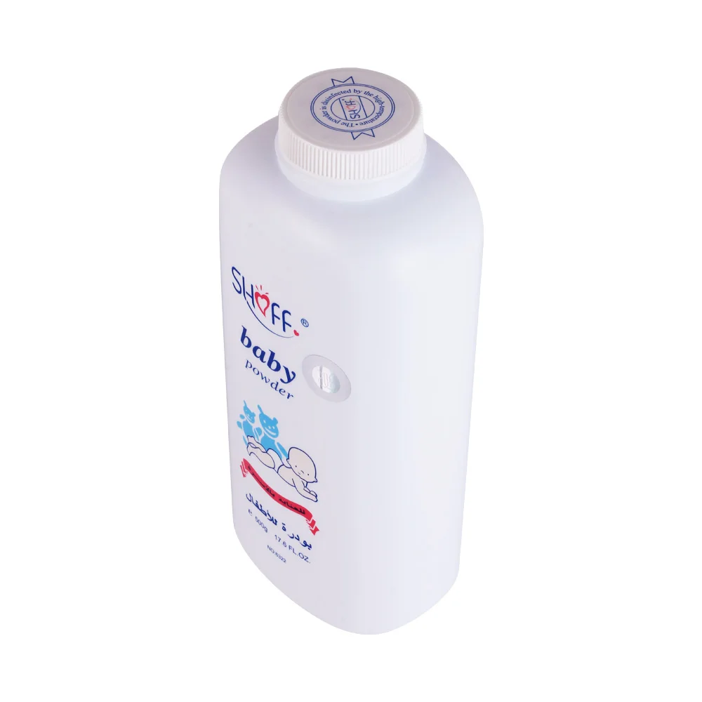 Baby Powder with Aloe Vera, Vitamin E, and Cornstarch 500g by Shoff