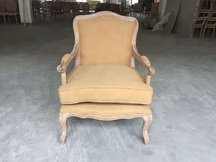 Французский кантри кресло диван Печатный тканевый чехол для отдыха стул с подушкой