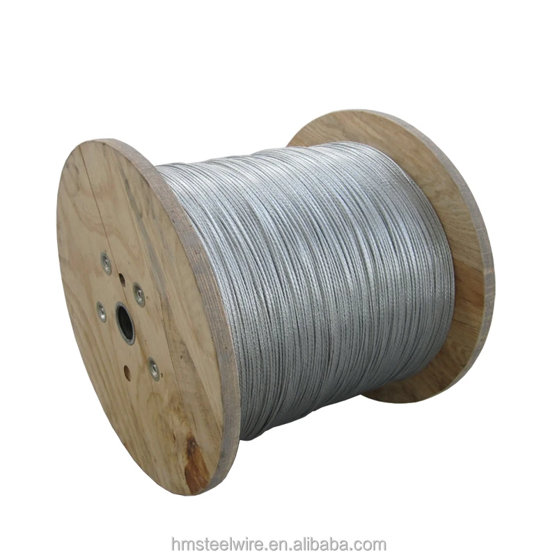 galvanized stranded steel wire 7/0.33mm