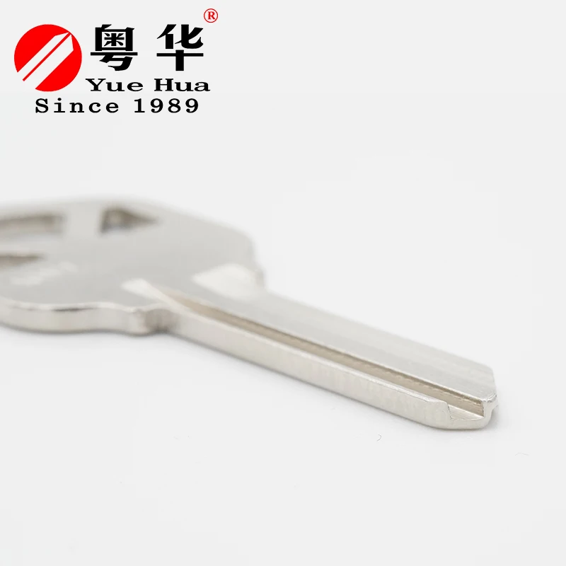 South Africa Market Custom Stamping KW1 Blade 2mm Solid Brass Door Key Blank For Glass Door Lock