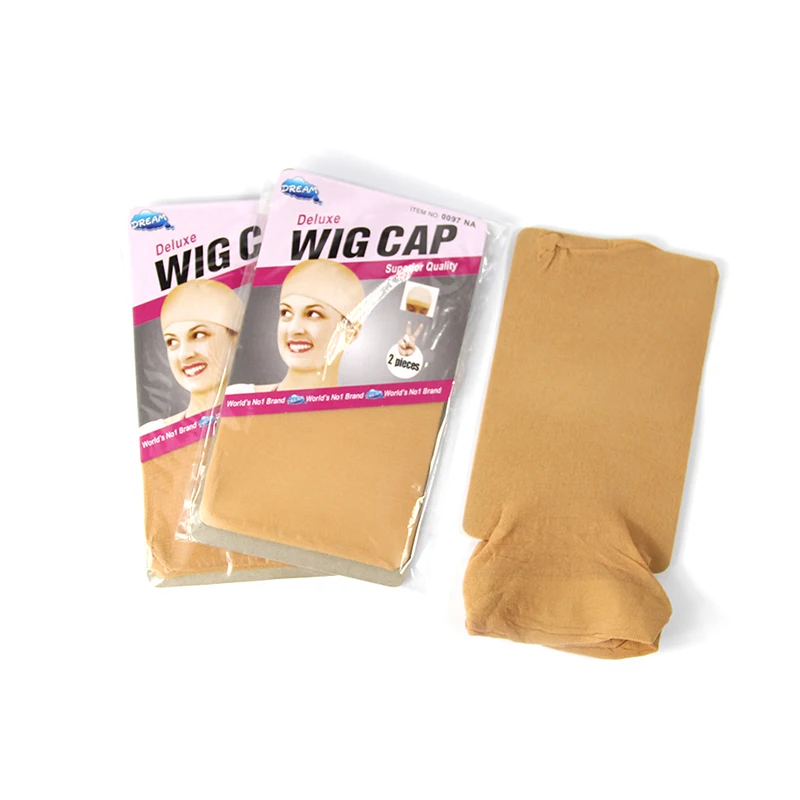 Wholesale mesh dome wig caps for making wigs, headband ventilated wig caps, 2Pcs/bag high quality stocking nude wig net cap