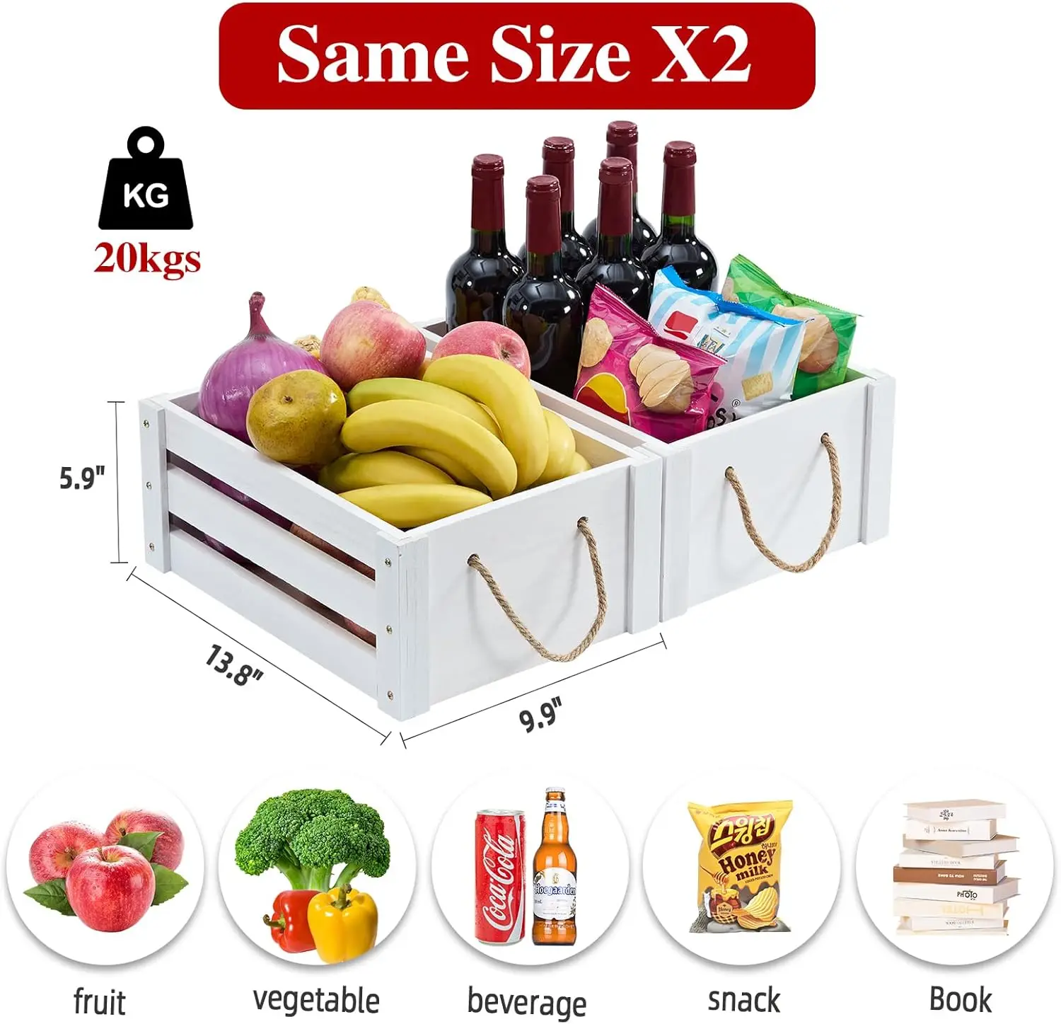 wholesale wooden crate for Kitchen Living Room Office Bathroom customized Bamboo wooden container house Storage Box