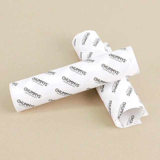 Hot Sale Customized Logo Printed Grease Proof Paper Sheets With PE Film