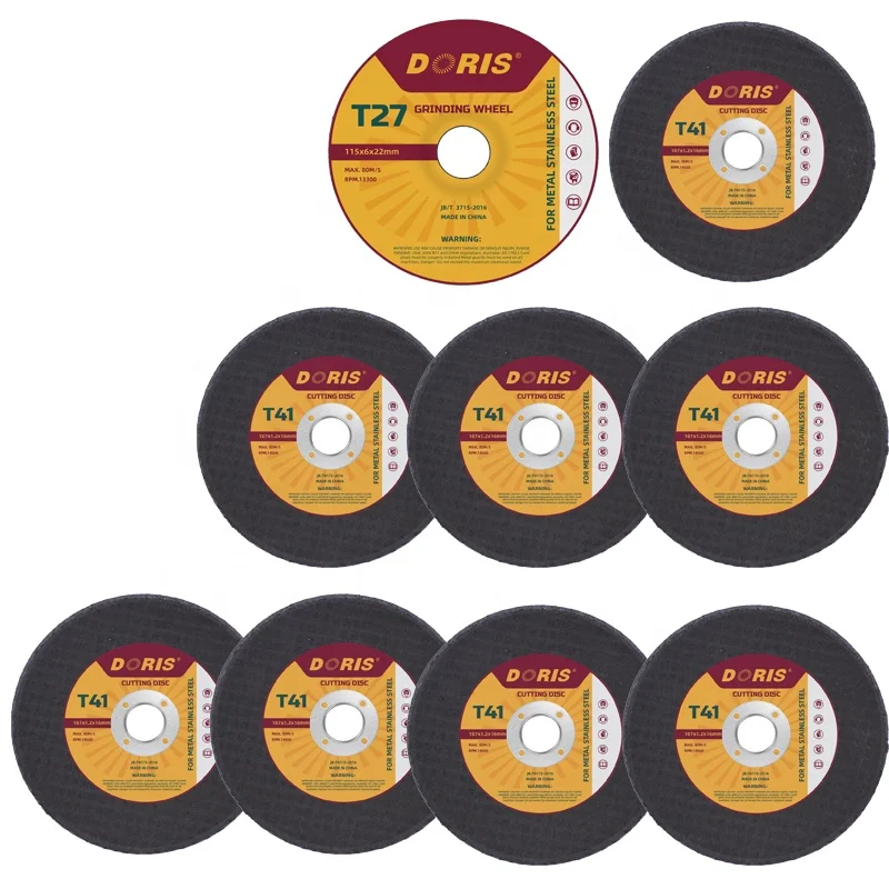 Factory price 4.5 inch abrasive cutting disc 115 cutting discs for stainless steel and metal