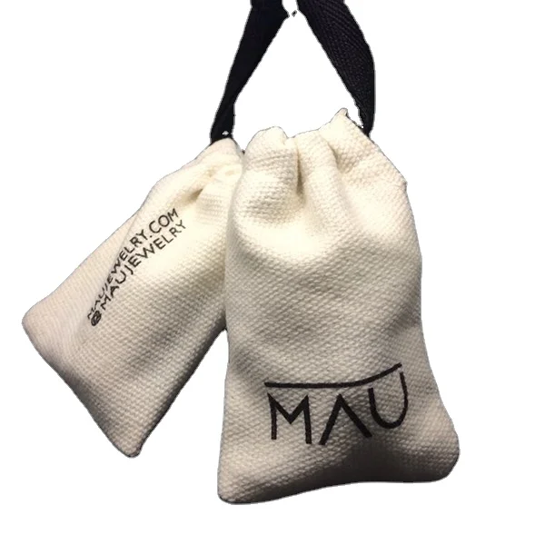 Перерабатываемый дешевый миниатюрный пылесборник натурального цвета из 100% хлопка