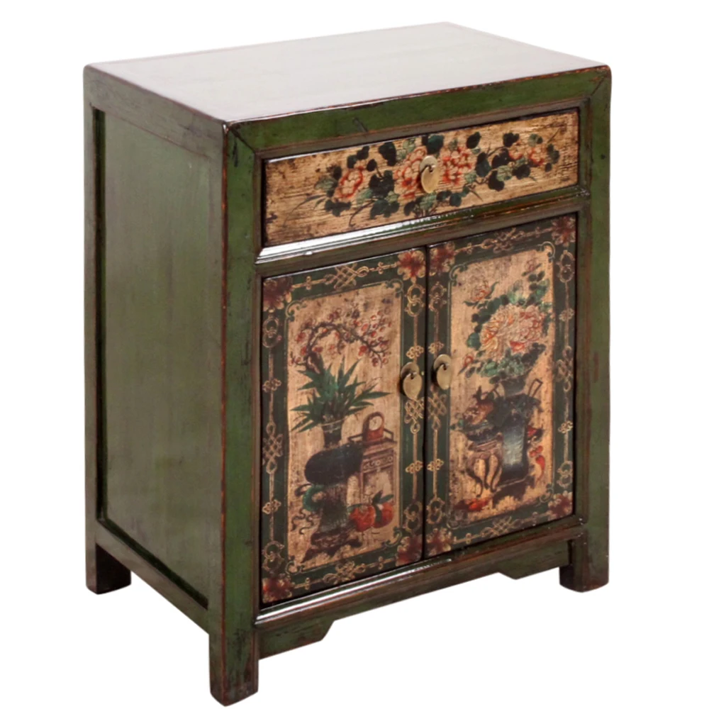 
Living room cabinet East Art furniture chinesecolorful sideboard classic painting bedside cabinets antique furniture bar cabinet 