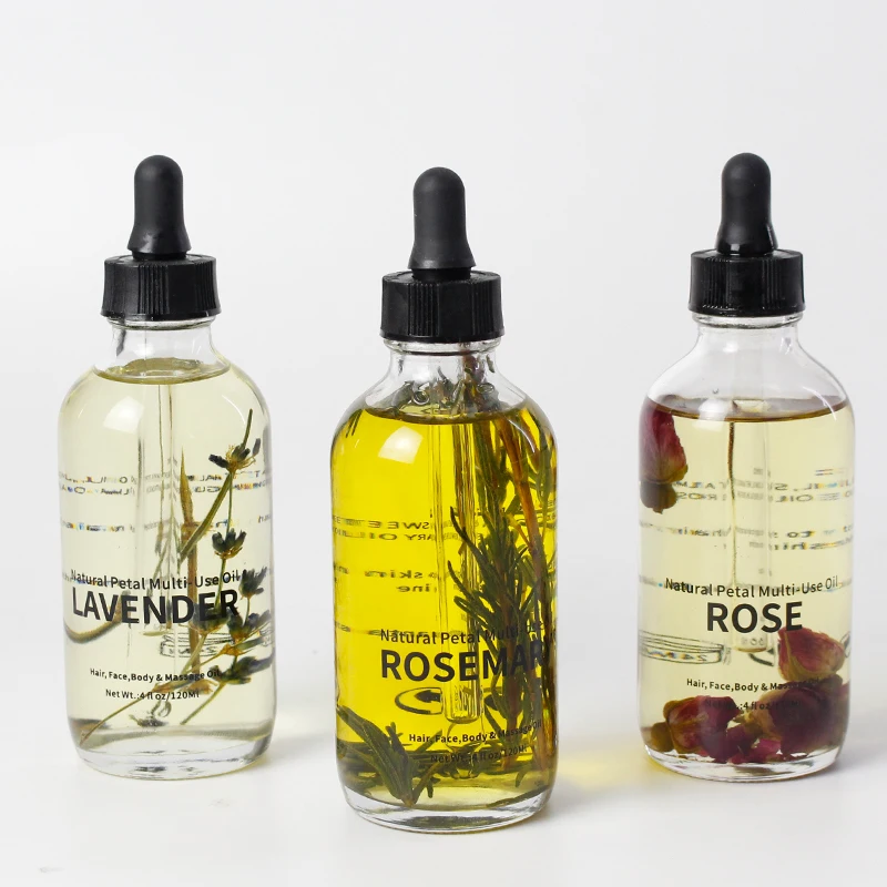 essential oil manufacturer selling all 100% organic natural oem label rose fragrance massage hair face body oil for skin