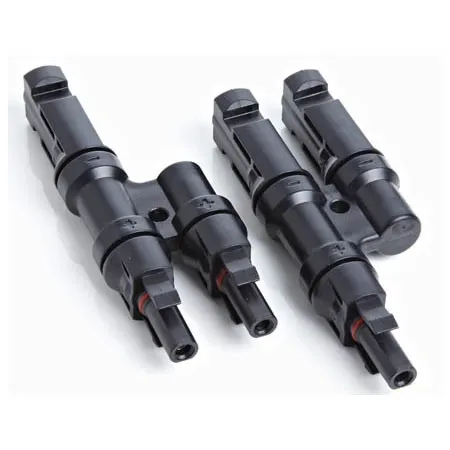 T-образный разъем PV Solar для параллельной панели солнечных батарей, пара штекерных и гнездовых разъемов