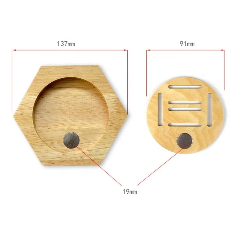 Personalized wooden drop-shaped combination love heart-shaped medal display stand creative drop wooden medal rack