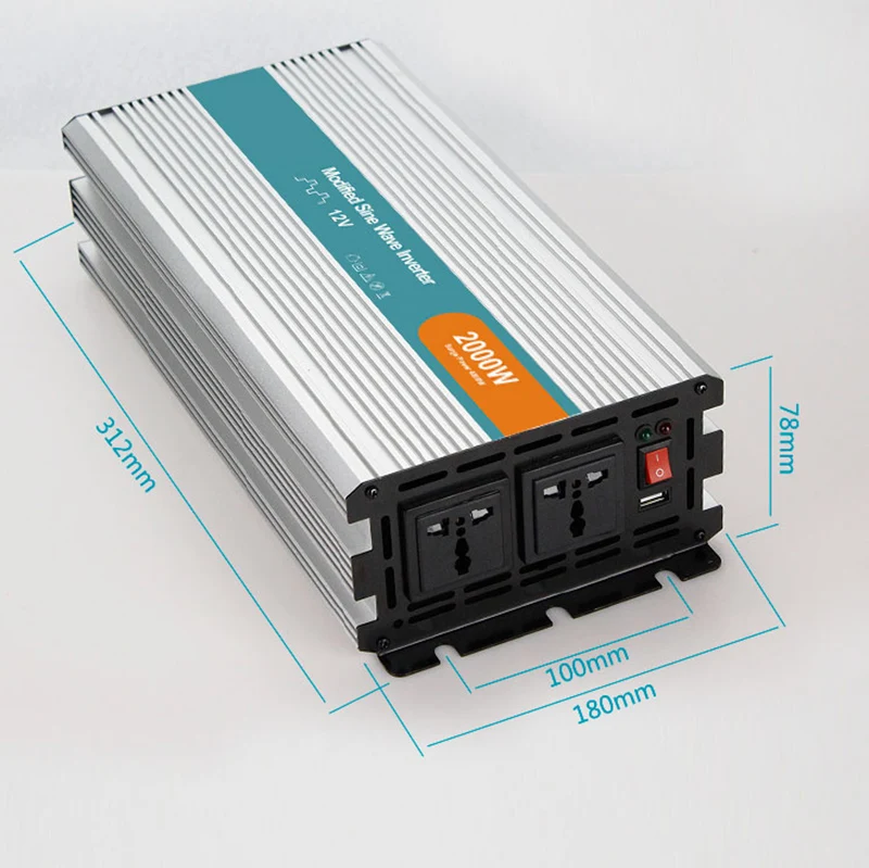 DC AC power inverter 2000w 24VDC to 230VAC electrical power inverter M-2000