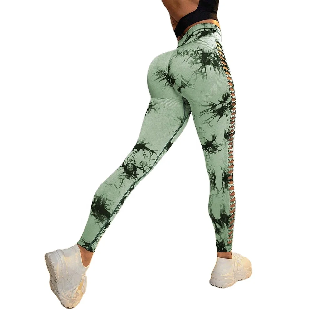 Hot Sale Women Sexy High Waist  Sport Leggings Female Seamless  Gym Leggings Sport Tights Yoga Pants