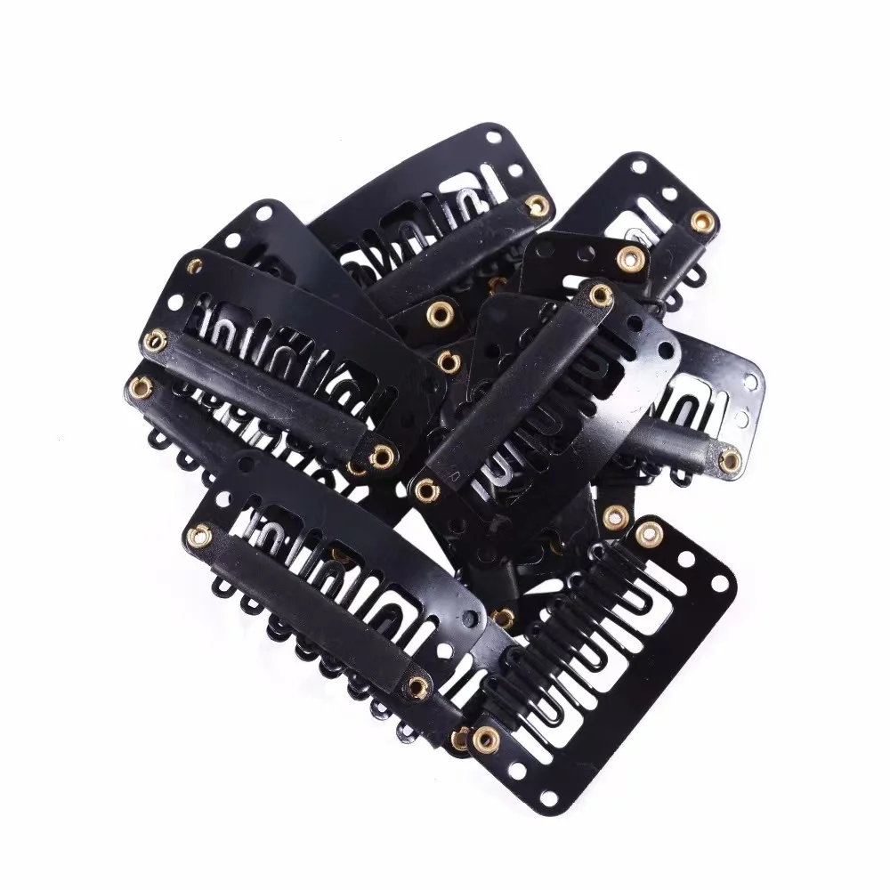 3.2CM U-shape Small Metal Clips 6 Teeth Combs Clips Hair Wig Clips For Human Hair Extensions DIY