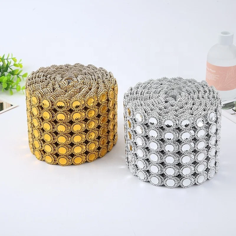 Wholesale Rhinestone Sheet For Garment Trimming Plastic Acrylic Rhinestone Decorative Diamond Roll For Decoration Accessories