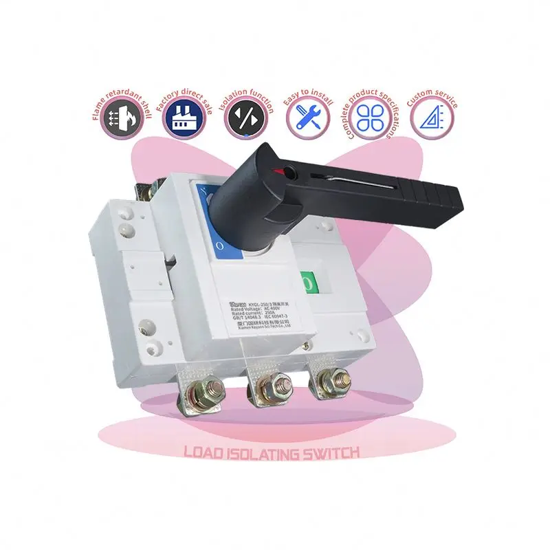Отключения выключателя 100 Amp 3 фазы нагрузки выключатель 250A основной-разъединители переключатели продукция от производителей по низким ценам