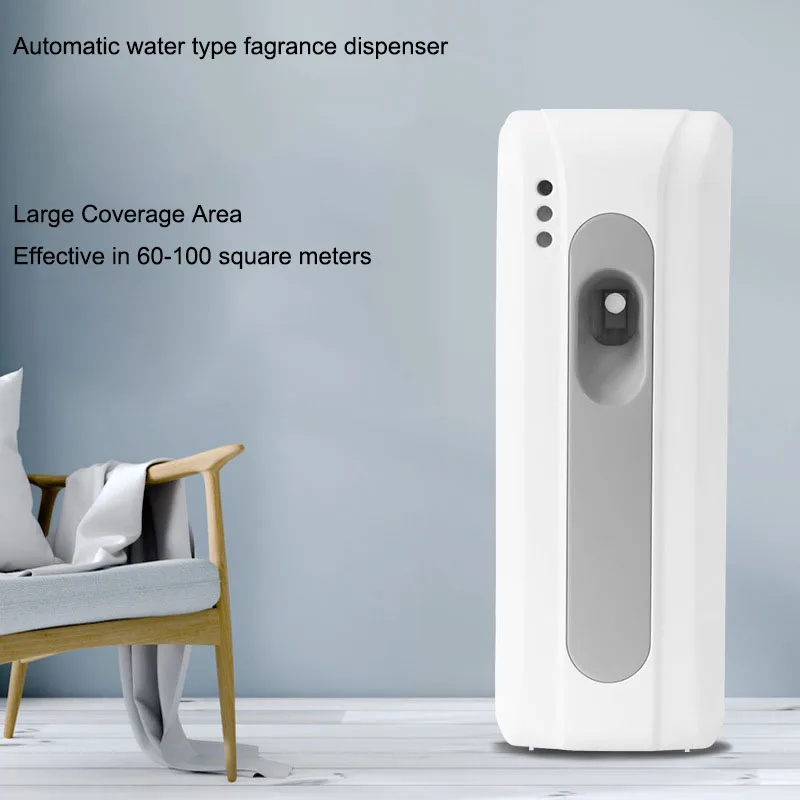 Wall-mounted automatic water type non aerosol spray dispenser