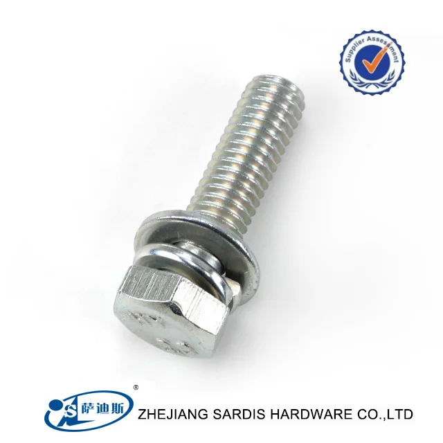 Made in China carbon steel DIN933 931 Hex Bolt with Hex Nut
