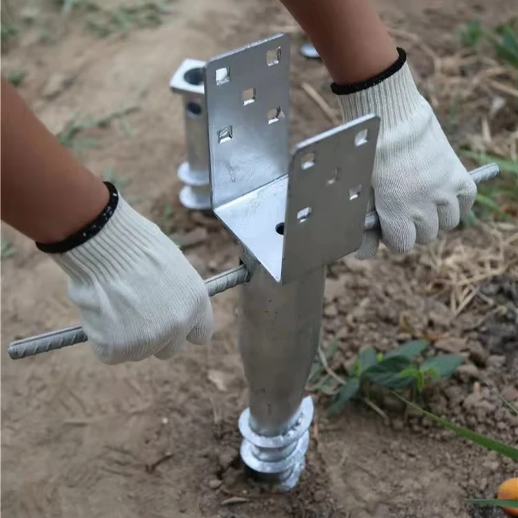 U Model No Dig Post Anchor Ground Screw for Fence Posts Mailbox