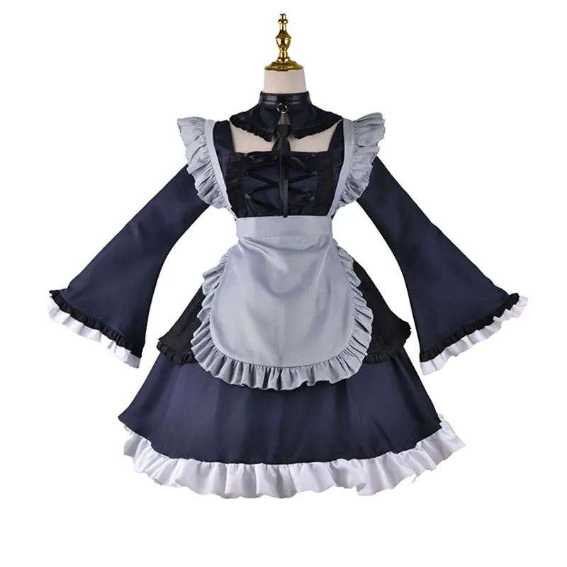 Role cosplay Sexy Female maid costumes adult plus size french maid uniform costume