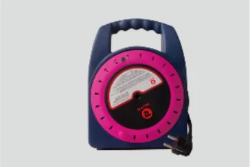 Best Sale 3 Way Multi- Sockets  Retractable plastic 0- 25m Extension Cable Reel Drum