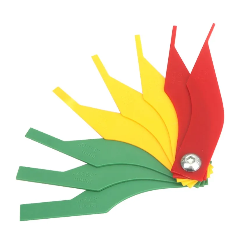 Высококачественный автоматический 8 в 1 Измерительный Инструмент автомобильные тормозные колодки шкала толщиномер тормозная колодка измерительная линейка