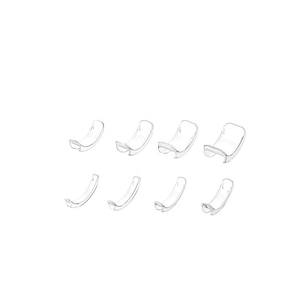 8pcs/set TPU Invisible Ring Size Adjuster for Loose Rings Adjustment Guard Spacer Universal Ring Size Reducer Jewelry Tools
