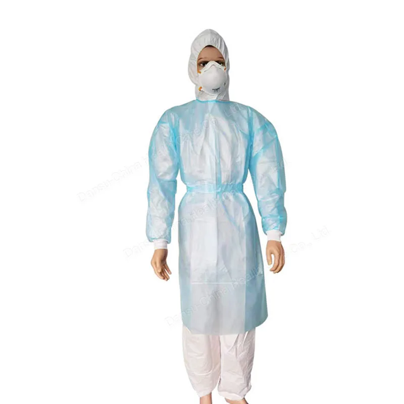 China Manufactory Supply Level 2 PPE Clothing Nonwoven Disposable Dental Isolation Gown