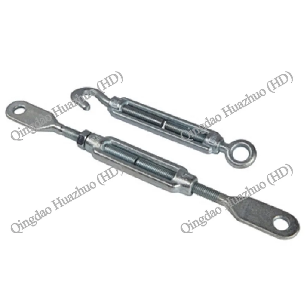 turnbuckle,High quality DIN1480 galvanized drop forged eye hook turnbuckle,ISO9001:2015,CE certification...