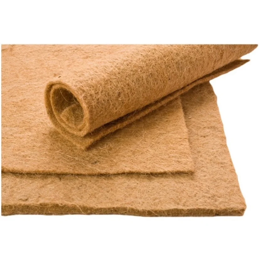 New Arrival Eco Friendly 100 Percent Biodegradable Non woven fabric Jute Felt Rolls from Indian Supplier