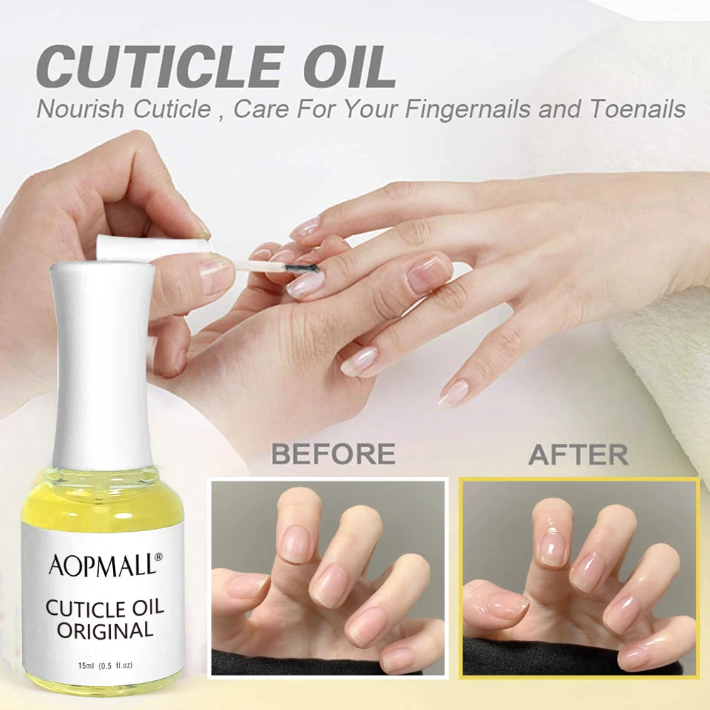 Aopmall Wholesale Natural Nail Treatment Soften Revitalizer Nail Manufacturer Cuticle Nail Oil custom scent
