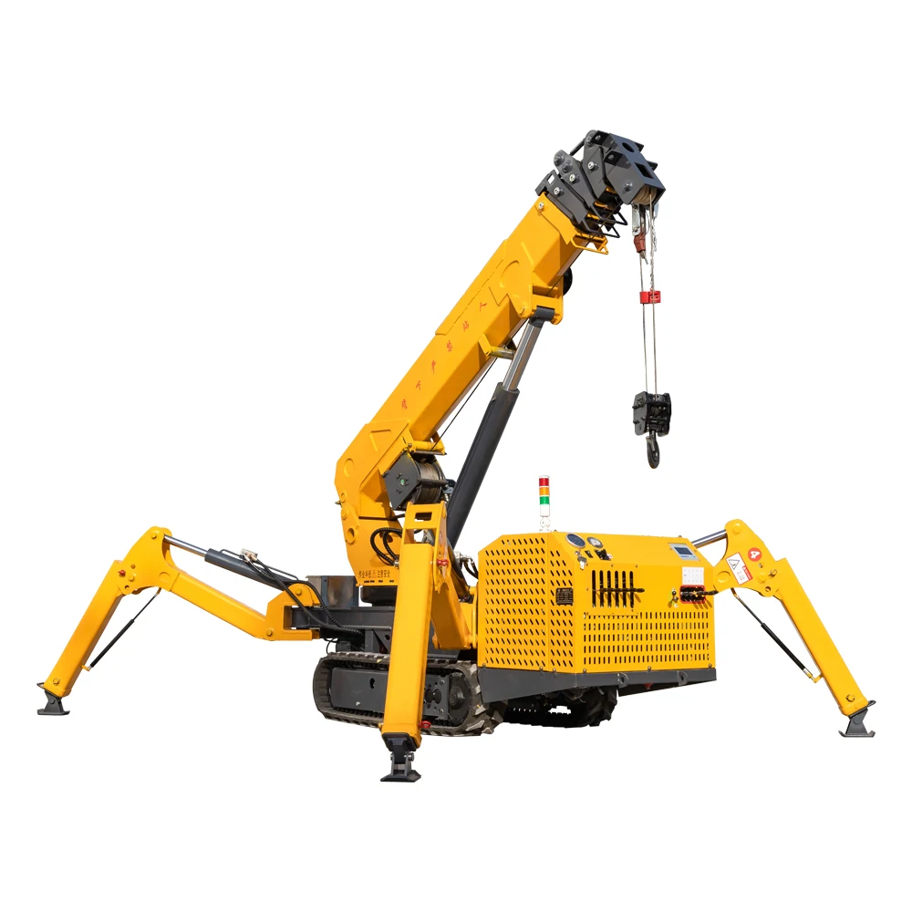 Мини-кран 3t 5t 8t с самоходным приводом от небольшого крана-паука гидравлический кран-паук для продажи