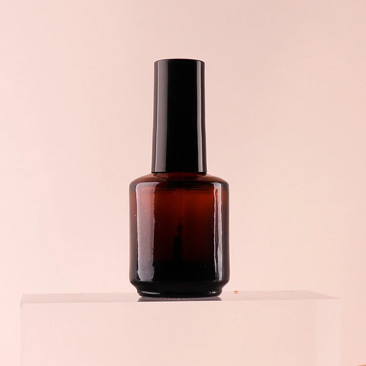 Empty Nail Polish/Oil Bottles with DuPont Round Nylon Brush (15ml)