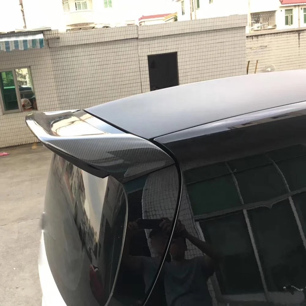 JC Design Carbon Fiber Roof Spoiler for Mercedes Benz Smart Fortwo Coupe 2-Door 2016-2017