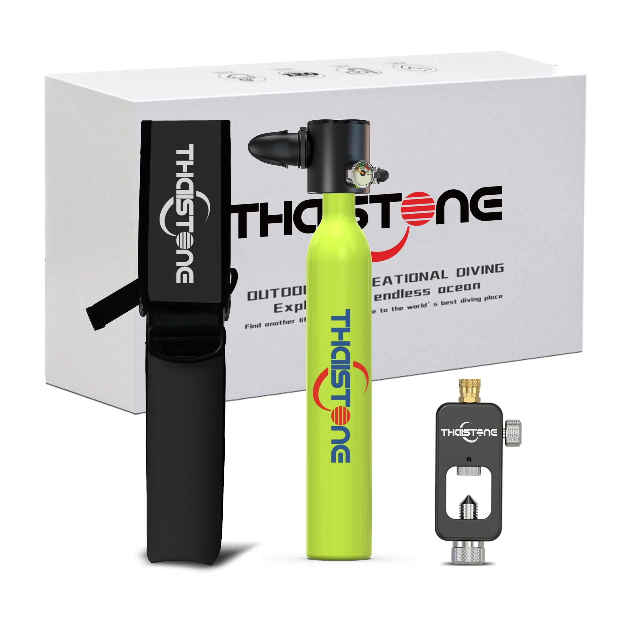 Popular Design Product Scuba Diving Equipment  0.5L  Air Tank Fluorescent  Underwater Breathing Scuba Tank