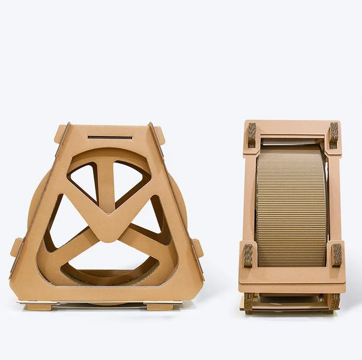 corrugated windmill  cat scratcher cat toy house cardboard