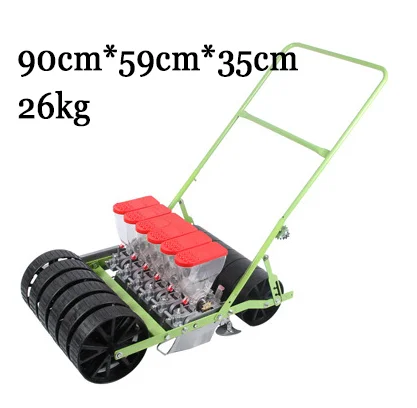 Reseeding Grass Seeder/Spread Soil Mixing Gardening Rotary Tool Garden Wheel Cultivator fruit  Vegetables corn seed planter