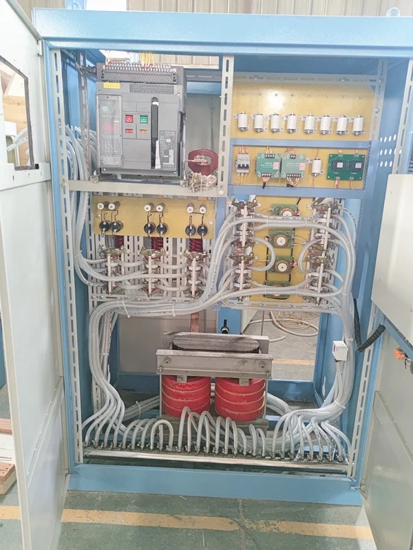 energy saving series inverter 400KWH 1T induction aluminium melting furnace induction oven