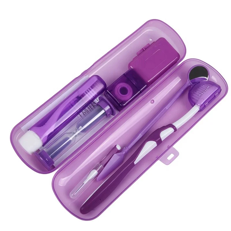 Wholesale 8pcs Orthodontic Patient toothbrush Kit Dental Oral Care Clean Tooth Brush kits