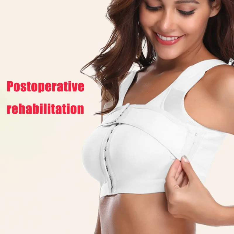 Wholesale Breathable Front Closure Posture Corrector Body Shaper Support Band Post Surgery Bra
