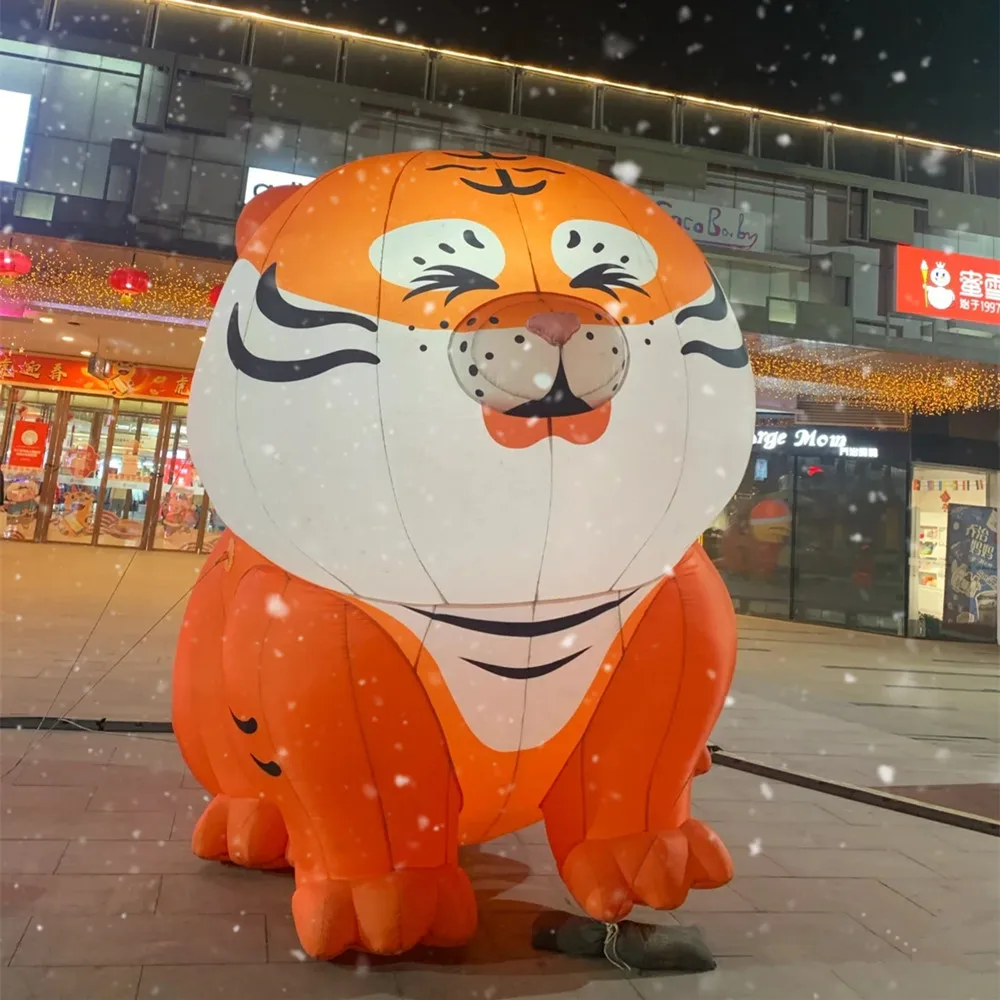 Customized  Cartoon Character Inflatable Yellow Cartoon Model Cartoon Mascot For Advertising Decoration