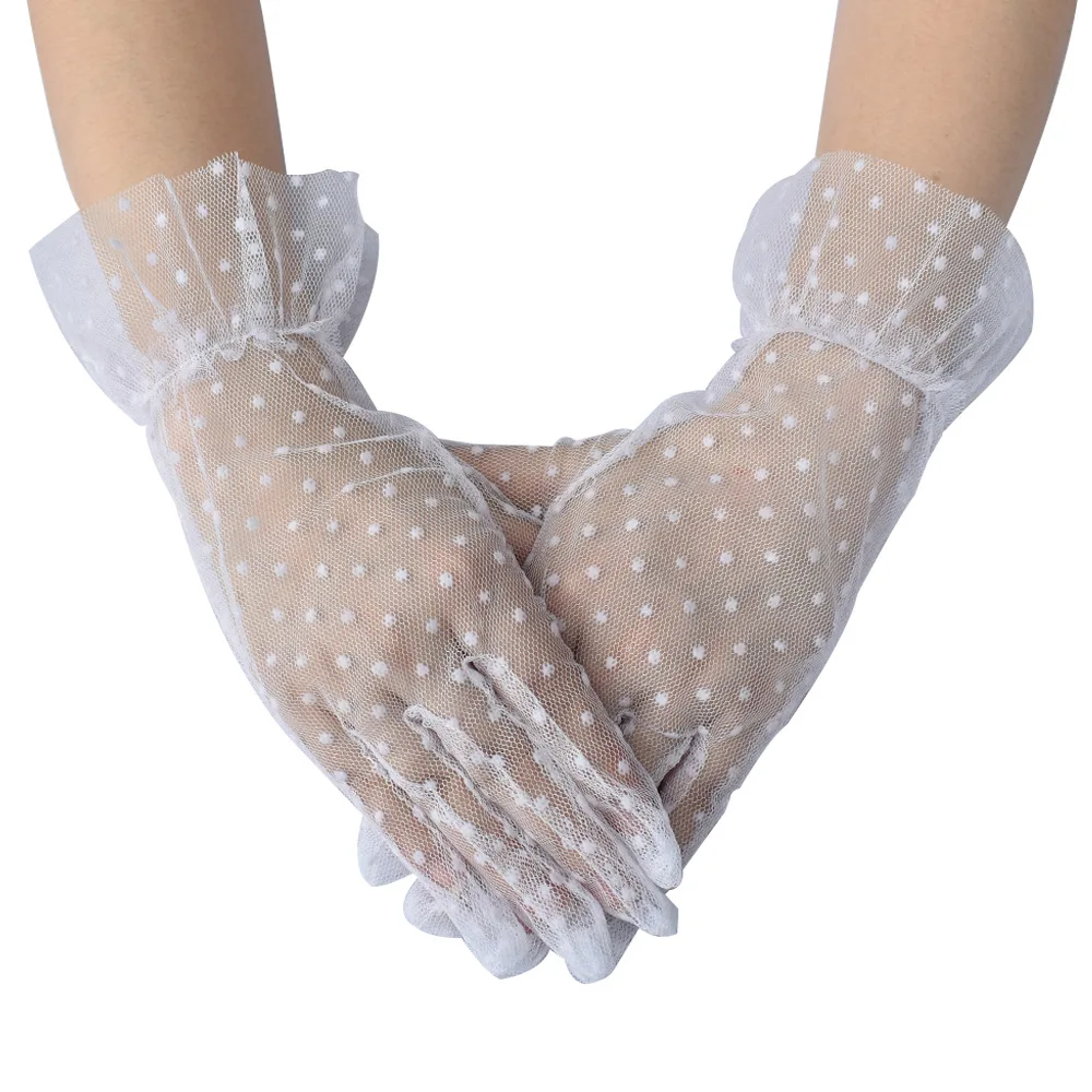 bride gloves hand-beaded satin bow dress vintage wedding bridal gloves accessories wedding gloves bridal lace
