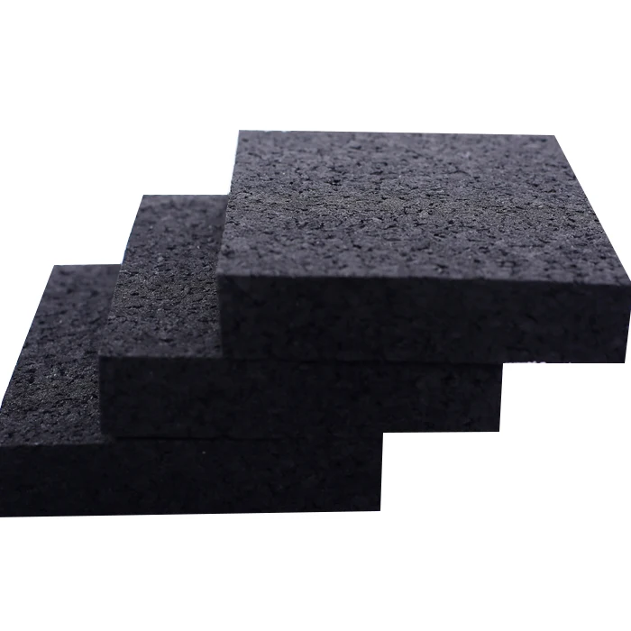 Waterproof Foam Acoustic Panels 1 Inch Thick Black Rubber Foam Insulation Roll Acoustic Foam Sheet For Studio