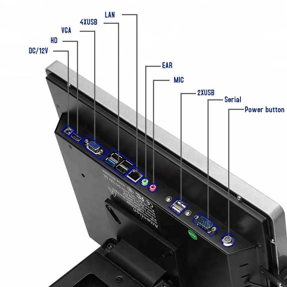
12 15 17 inch point of sale pos terminal/pos displays/touch screen pos system 