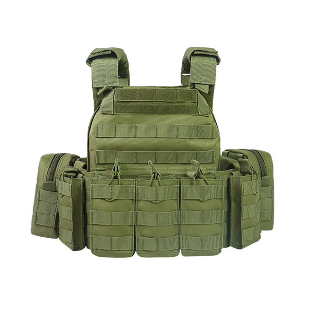 OEM customized outdoor training camouflage vest multifunctional removable tactical vest