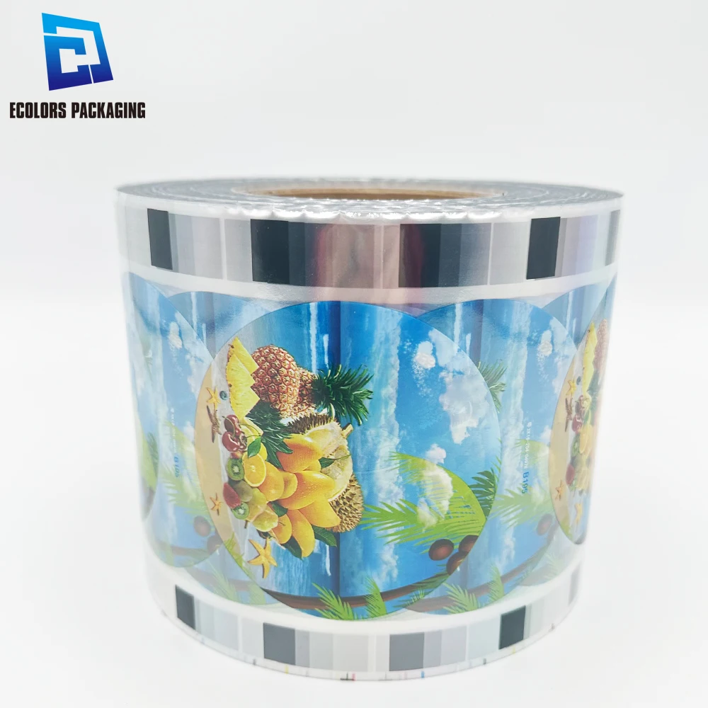 Ready To Ship Wholesale Factory Price 3000Cups/Roll PP Plastic Cup Sealing Film For Fruit Juice Packaging