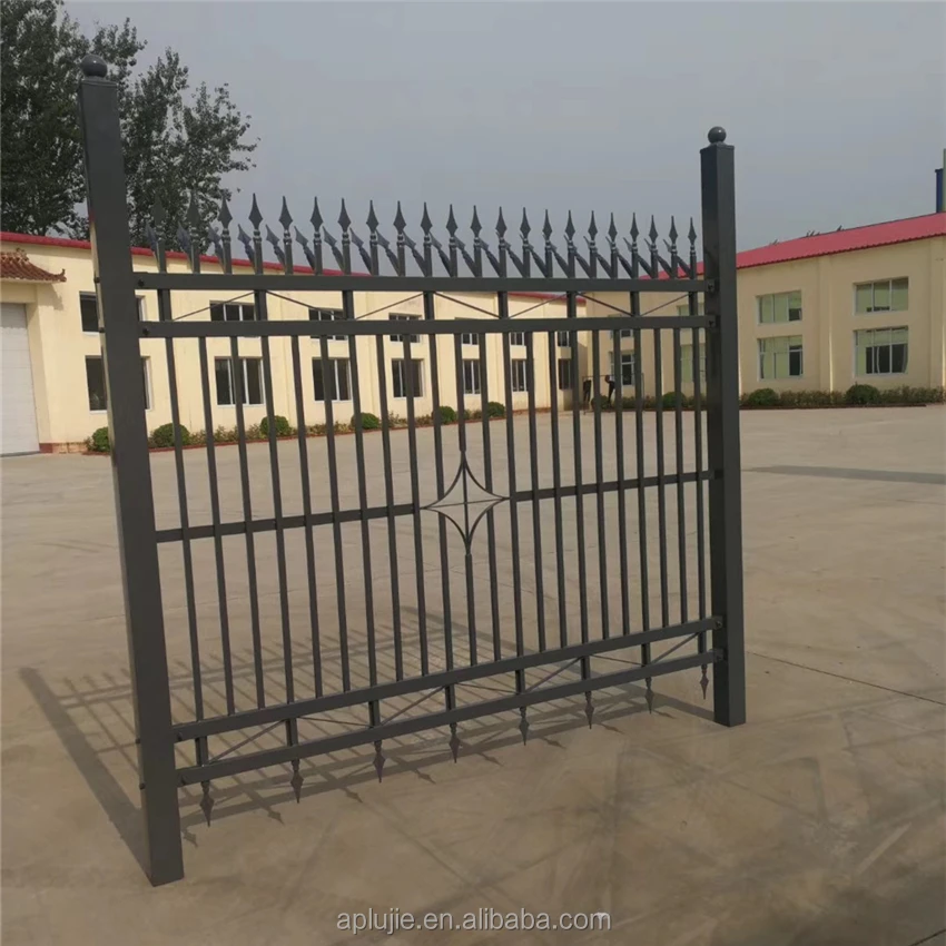 Metal inner pipe, PVC outer layer, assembled, installed private courtyard guardrail