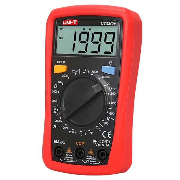 UT33C+ Handheld Tester LCR Meter Ammeter -40-1000C Multimeter Digital Uni-t