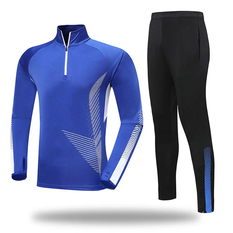 Blank New Design High Quality Tracksuits For Men Orange Tracksuits Custom Sportswear Set With Logo Running Suits