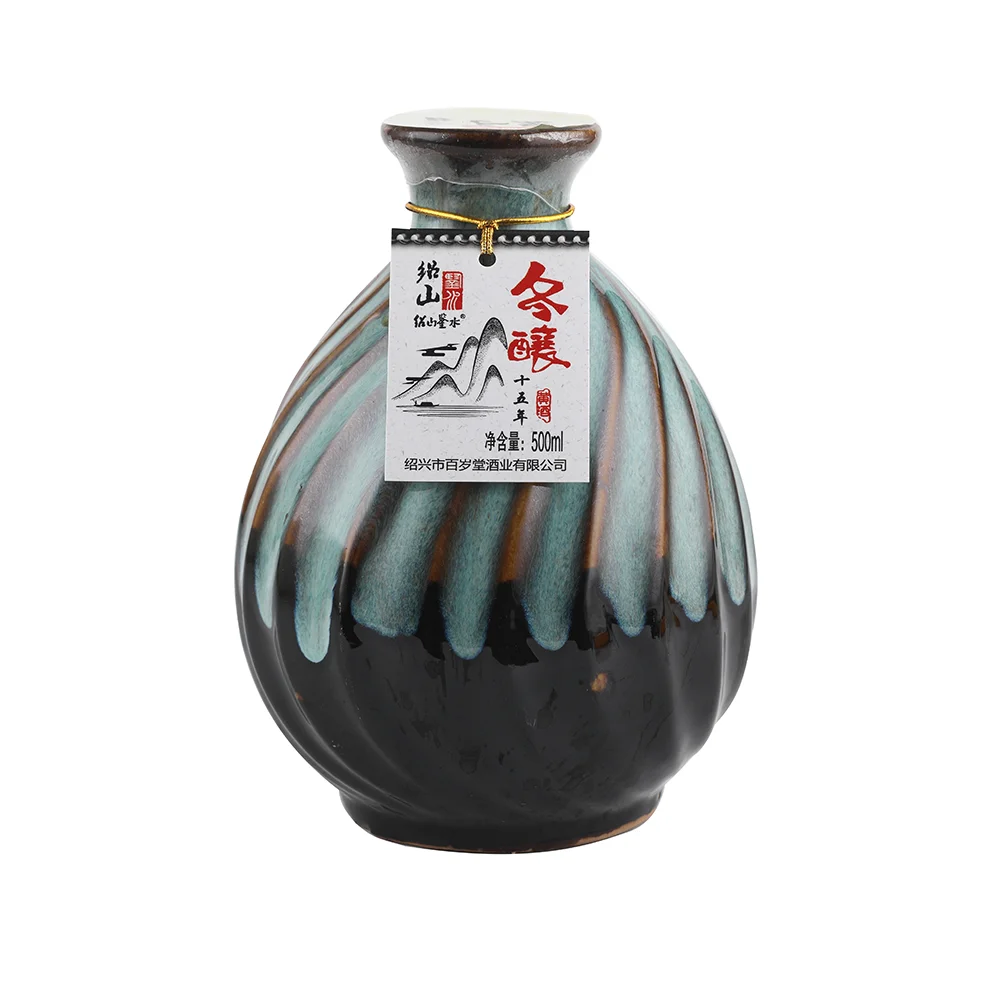
 Transparent, clear, elegant and pure ShaoshanJianshui 15-year winter brewed rice wine  