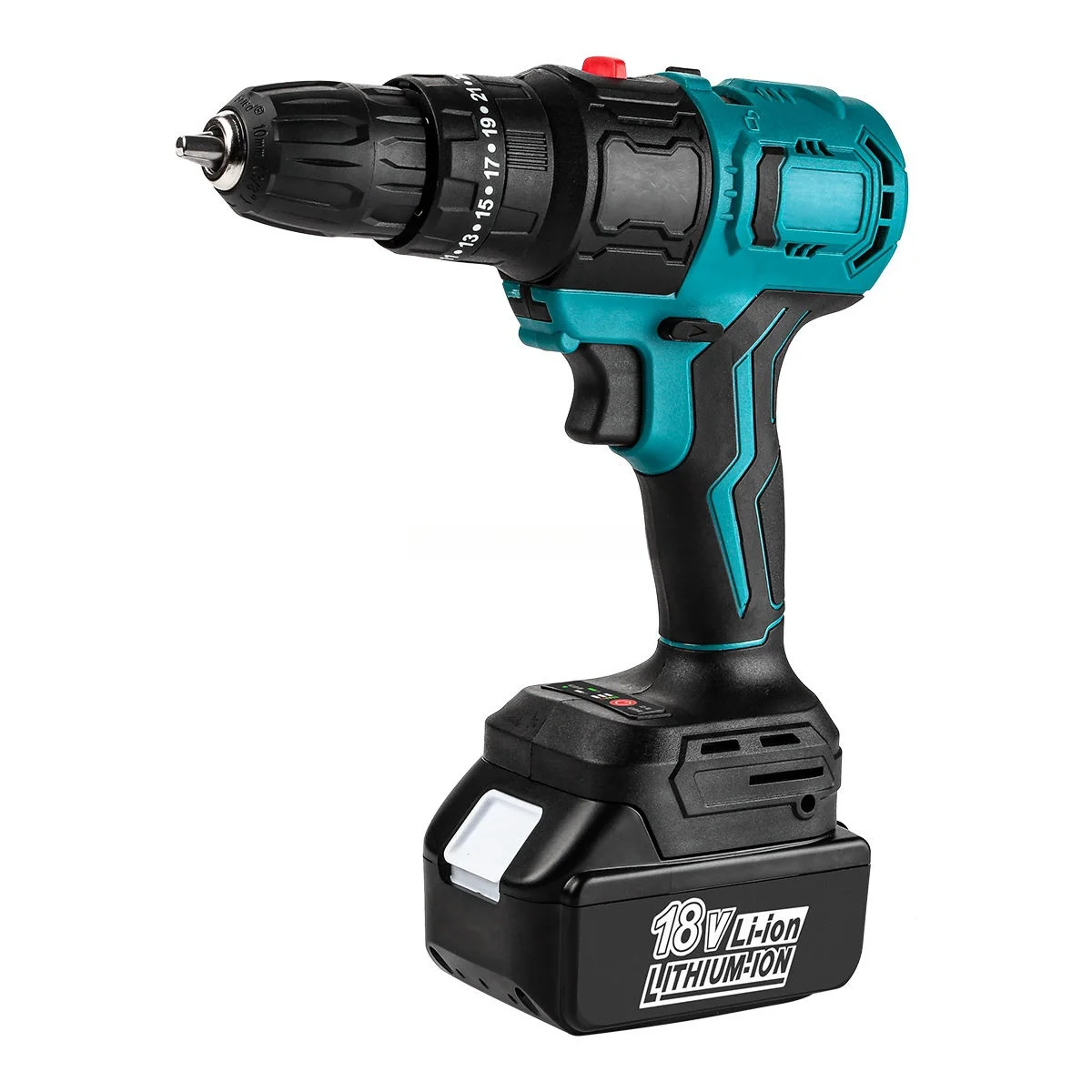 10-Pcs Power Tool Kits Customizable 20V Household Hand Tools Combo Sets Includes Drill Driver and Hand Drill Machine